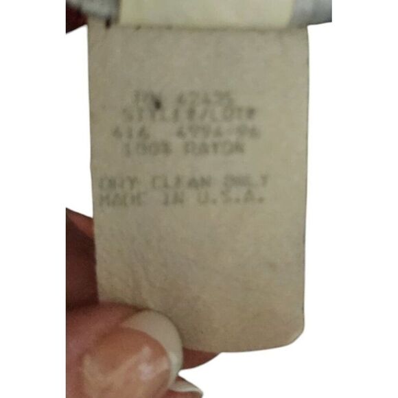 Vintage 80s Short Sleeve Tropical Floral Romper Womens Size S Purple Multi - Picture 9 of 10